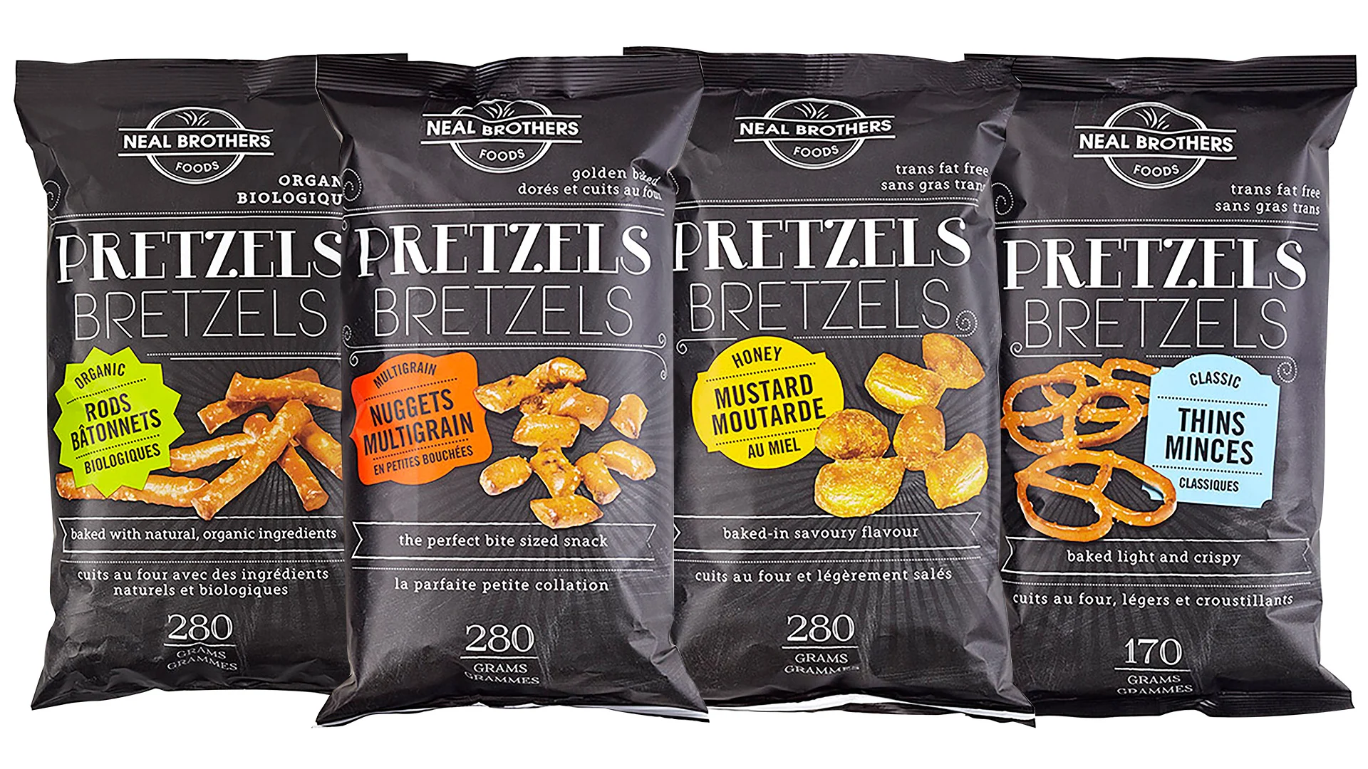 Neal Brothers Pretzels Packaging Design