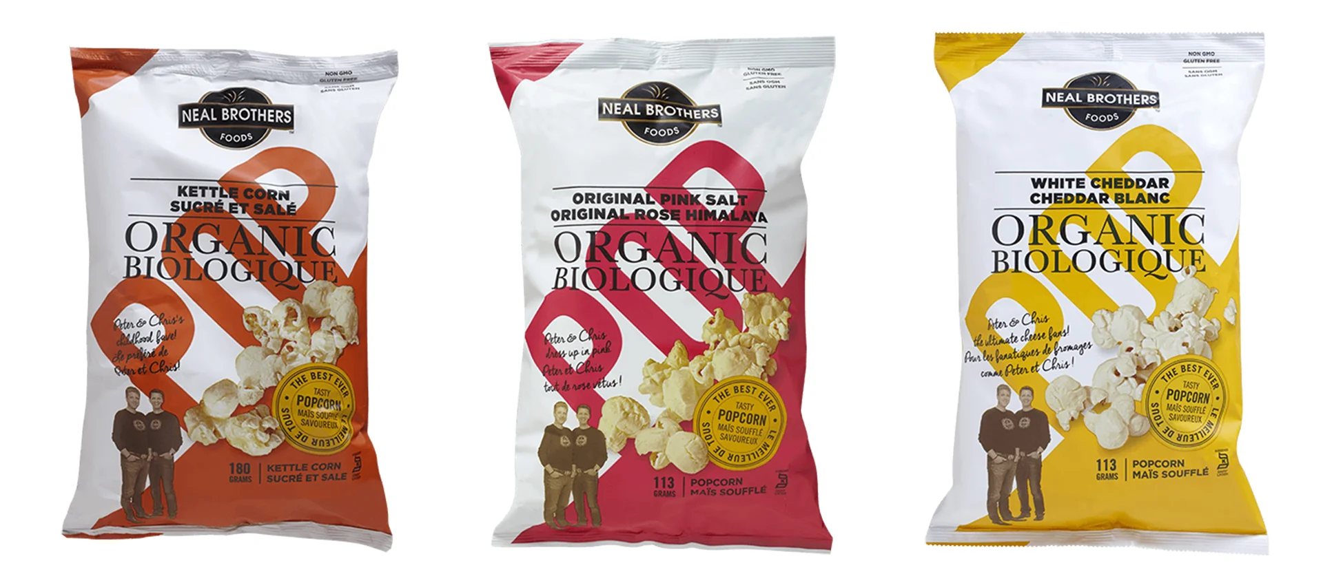 Neal Brothers Popcorn Packaging Design