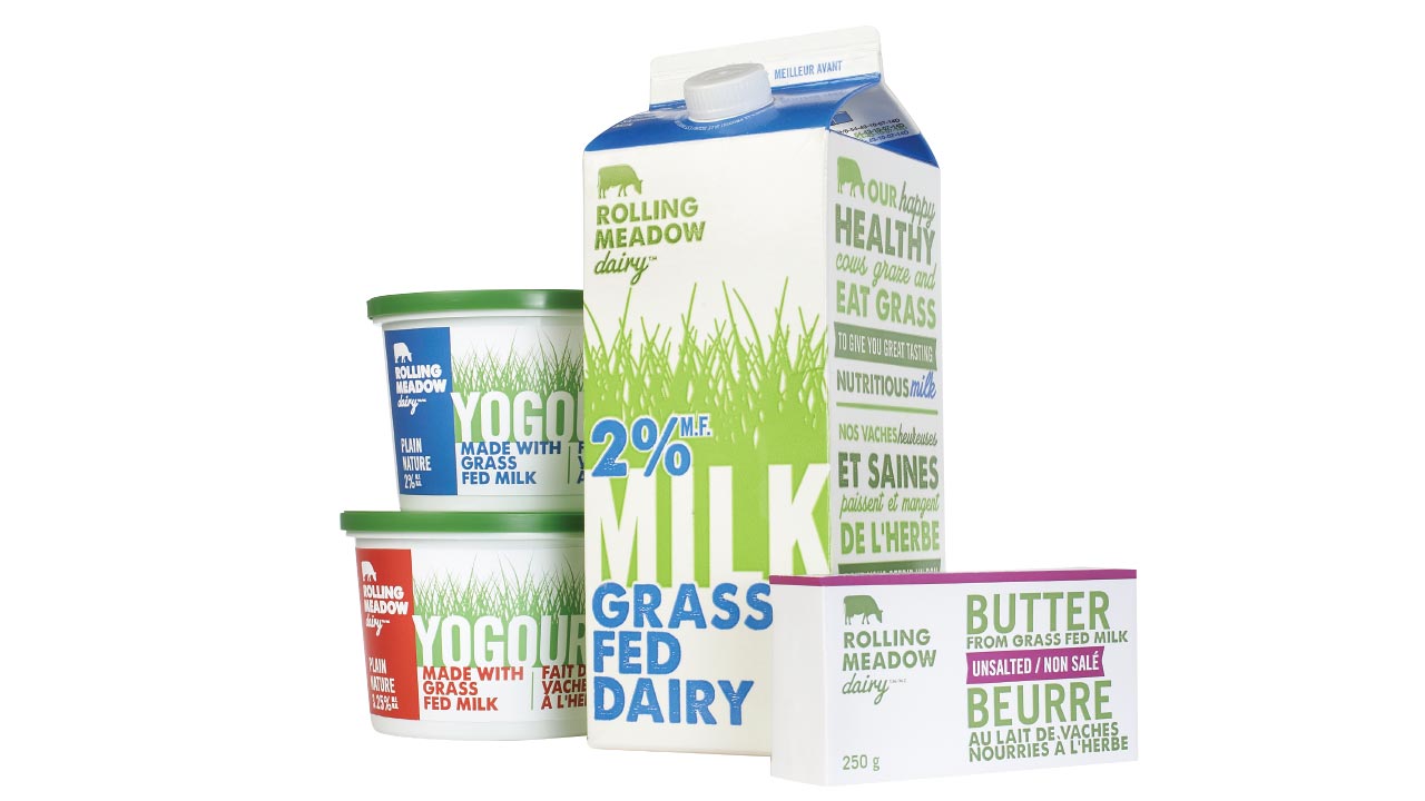 Rolling Meadow Dairy Packaging Design