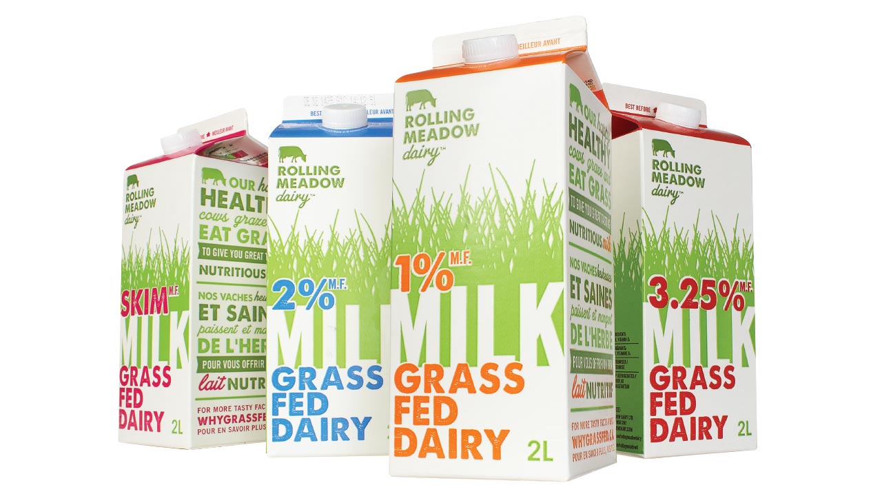 Rolling Meadow Dairy Packaging Design