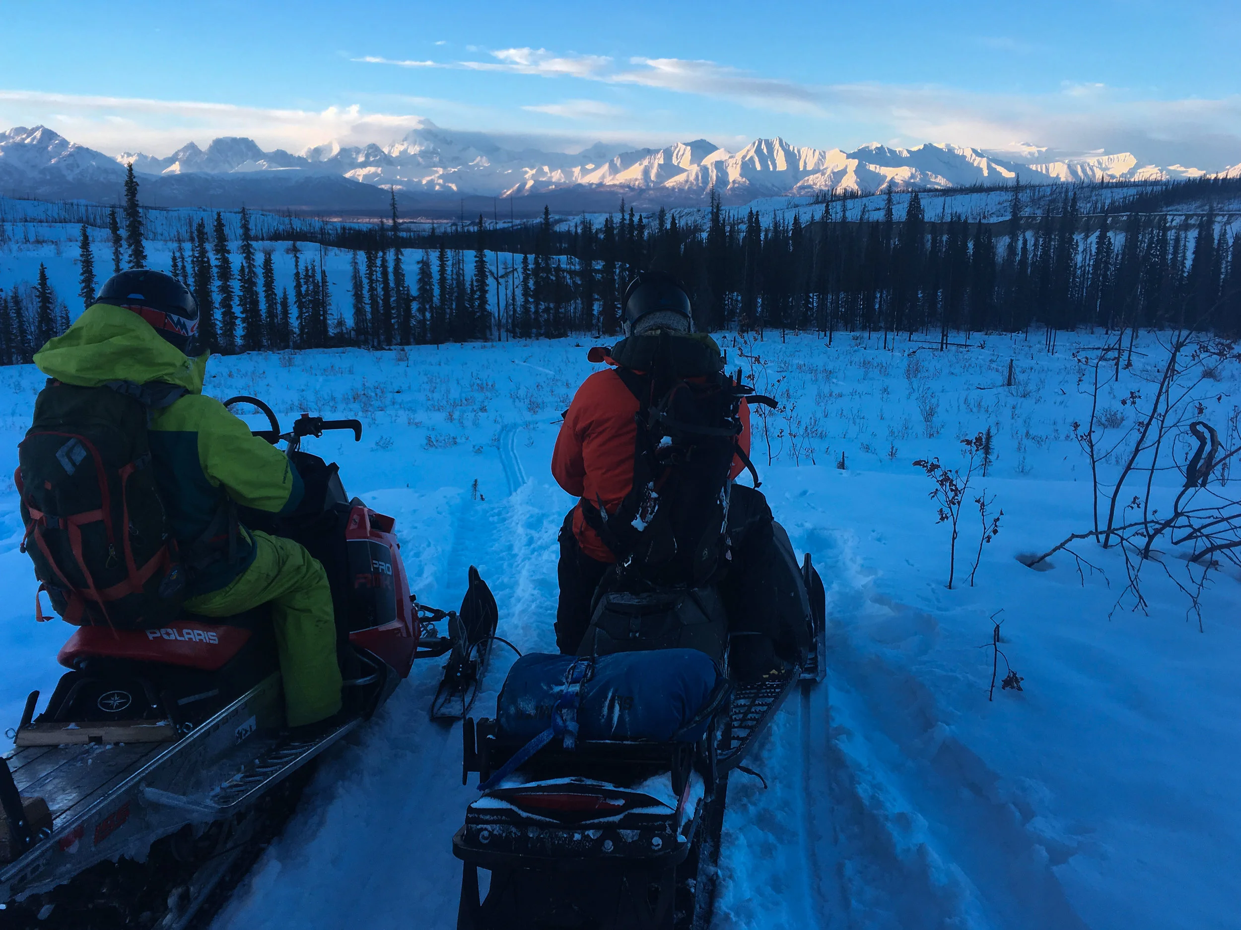 Cruising back to McCarthy from our gas drop.