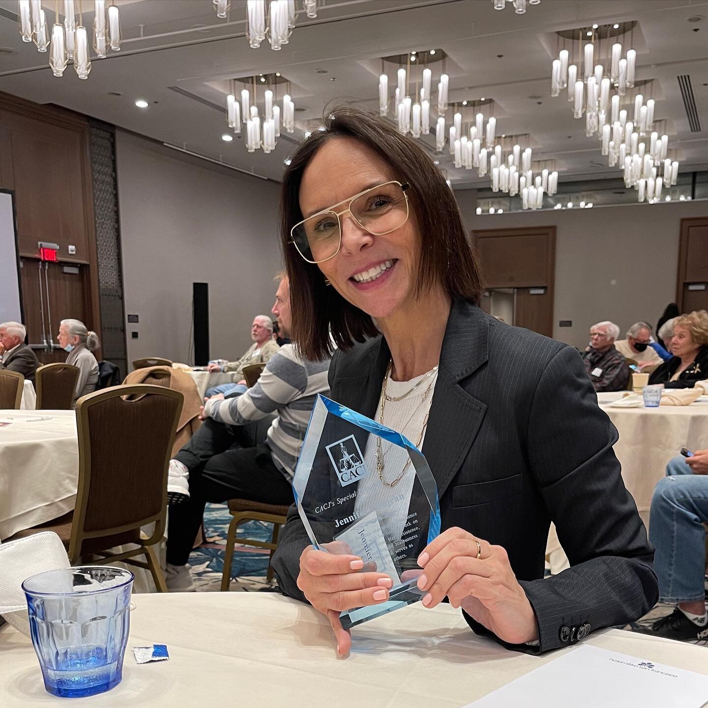 We are so proud of our fearless leader Jennifer the great Bonjean for winning the Special President&rsquo;s Award by the California Attorneys for Criminal Justice. As stated by the CACJ, Jennifer Bonjean exemplifies excellence in advocacy with her ti