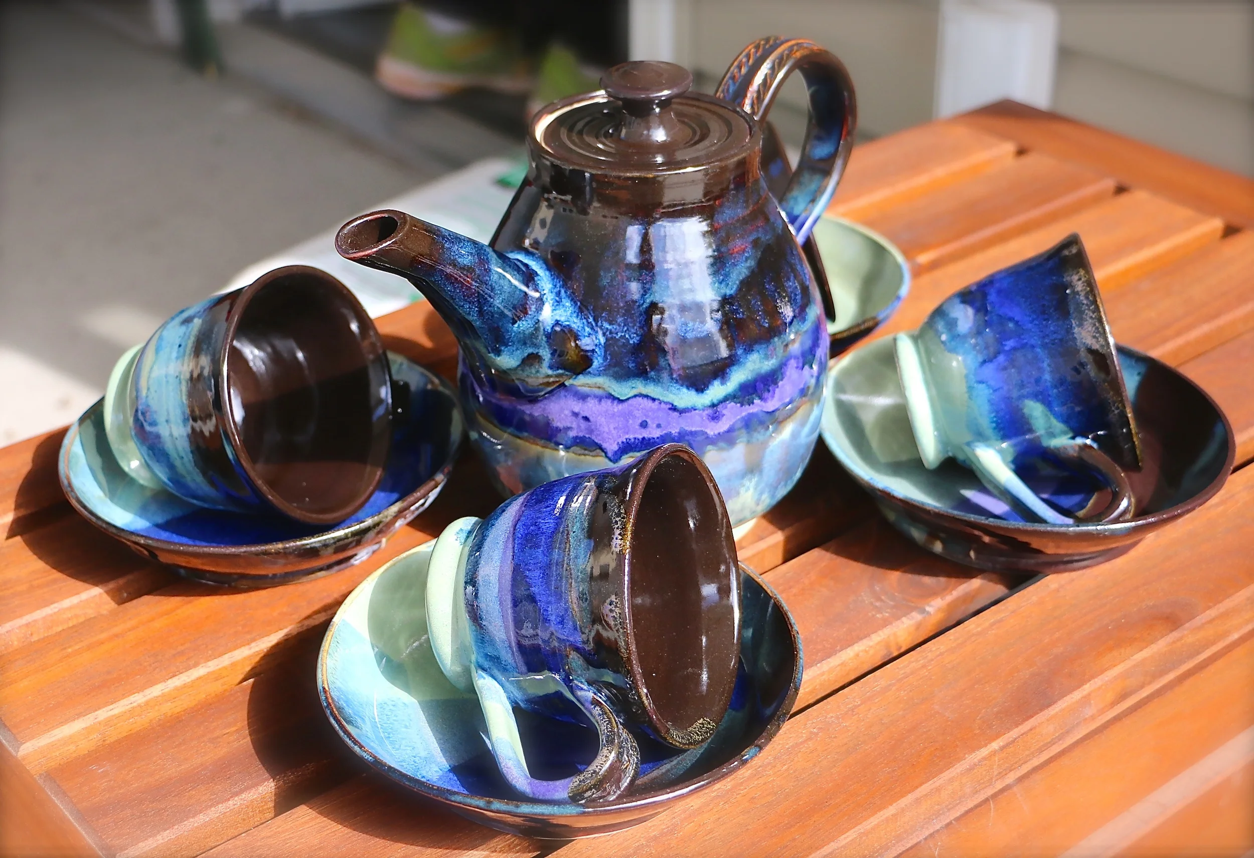 "Landscapes" tea set