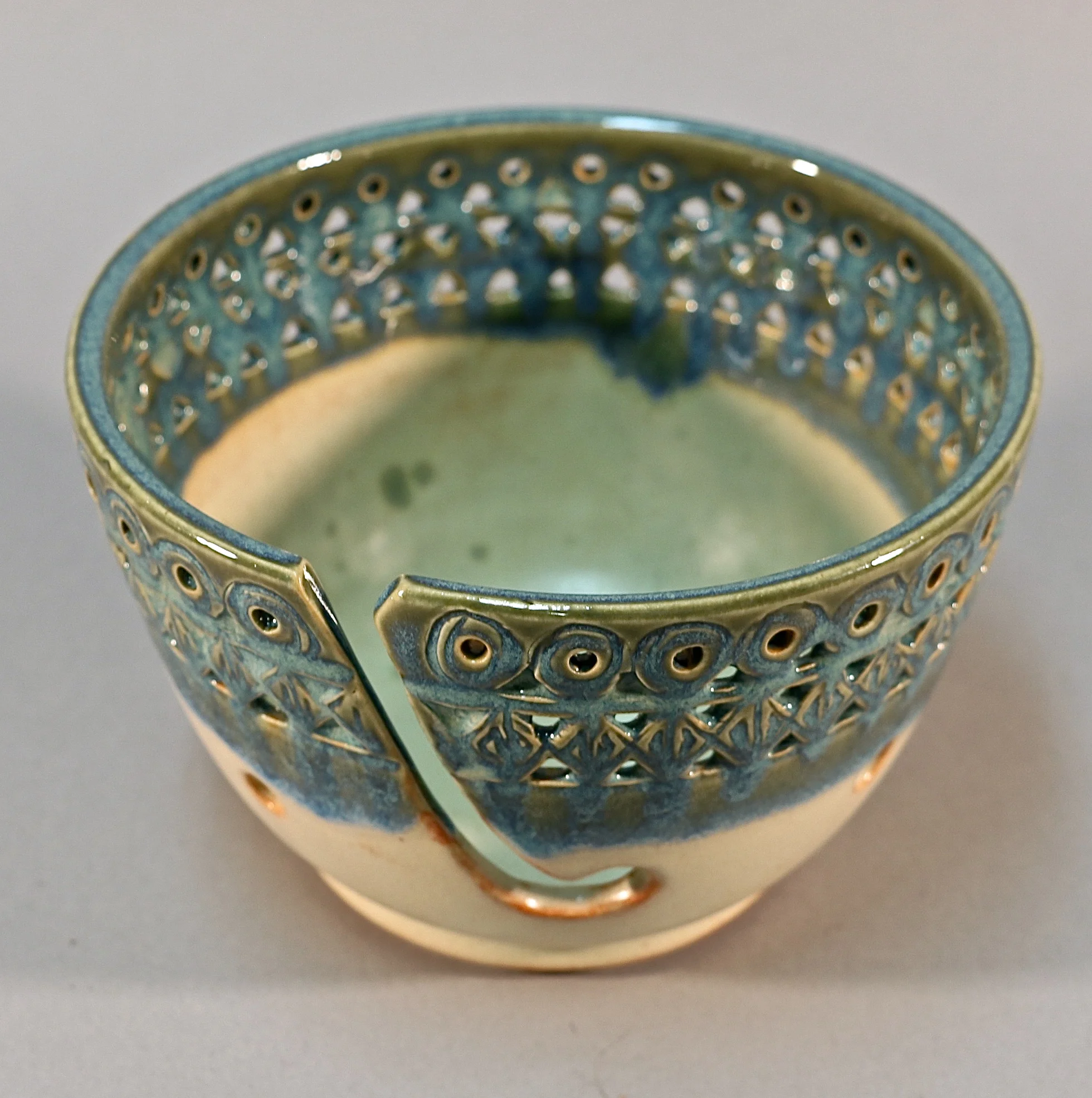 "Spring to Harvest" Yarn Bowl