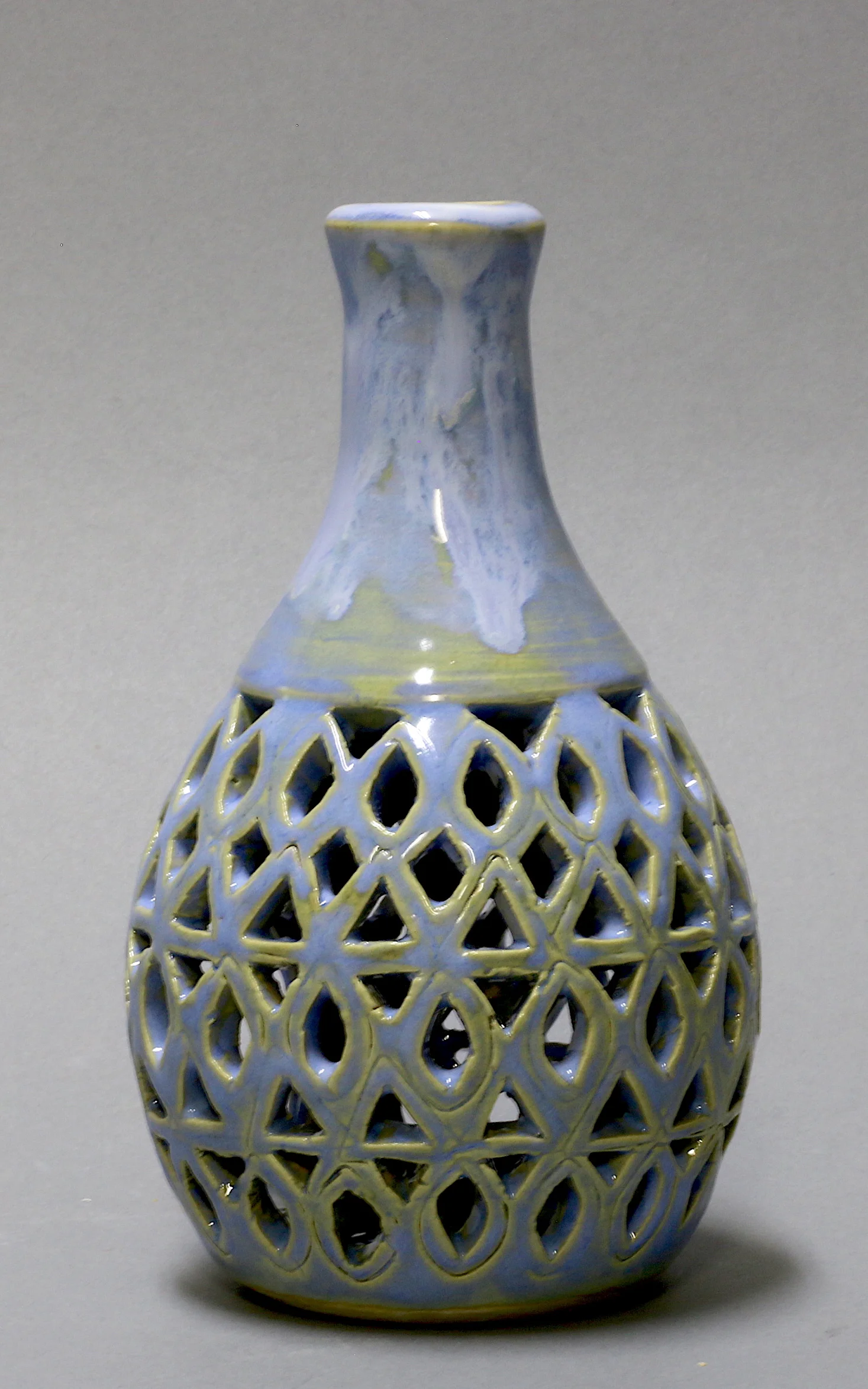 Powder-Blue Mini Chimenea