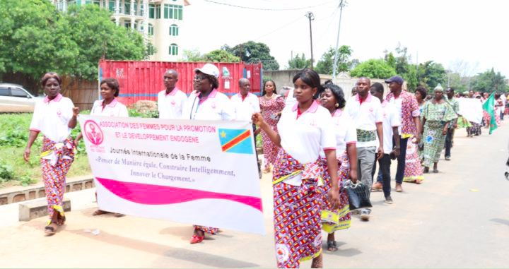 International Women’s Day parade in Uvira on March 8, 2019.