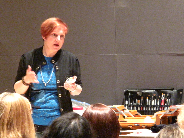 Broadway Make up designer Angelina Avallone