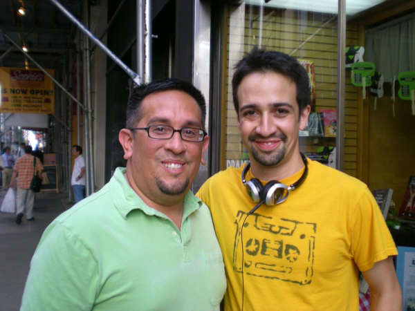 Lin Manuel and Jose DeHoyos
