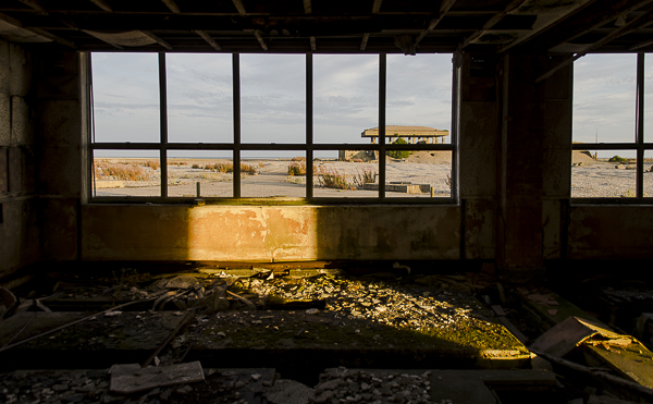 Orford Ness inside the lab