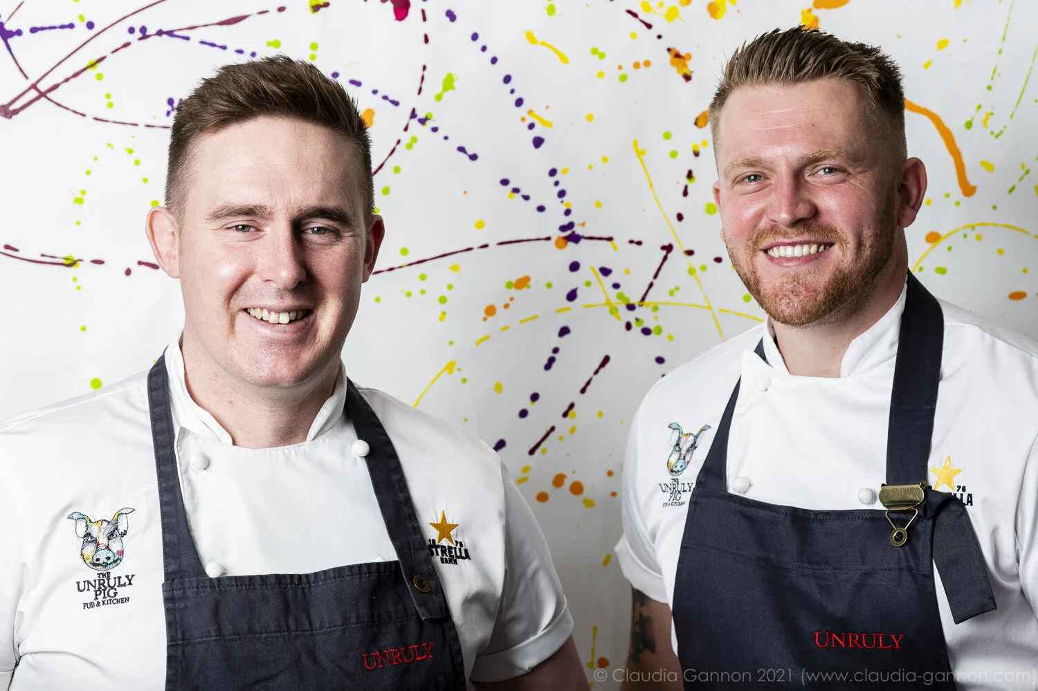 Chef's Dave & Karl at the Unruly Pig Pub and Kitchen