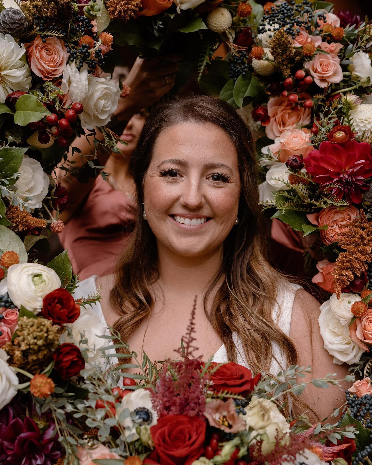 can&rsquo;t even handle how beautiful, @tayydavis8 was on saturday! &mdash; these bouquet headshots are our favorites. 😍🥰❤️ photographer: @morgan.elizabethphoto