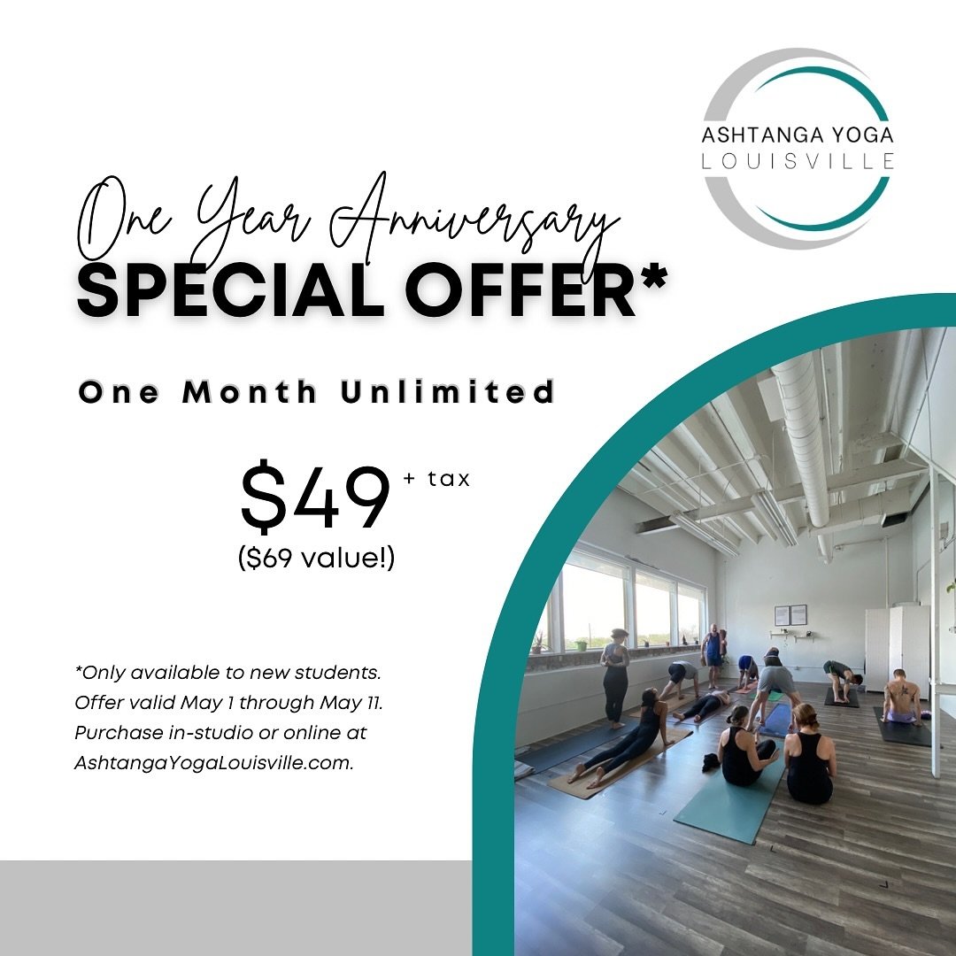 May 1 will be one year since AYL first opened its doors. 🥹 If you still haven&rsquo;t stopped by to see what we&rsquo;re about, let this be your sign! 🪧 

NEW STUDENTS: Enjoy one month of UNLIMITED classes for just $49! This offer will be available