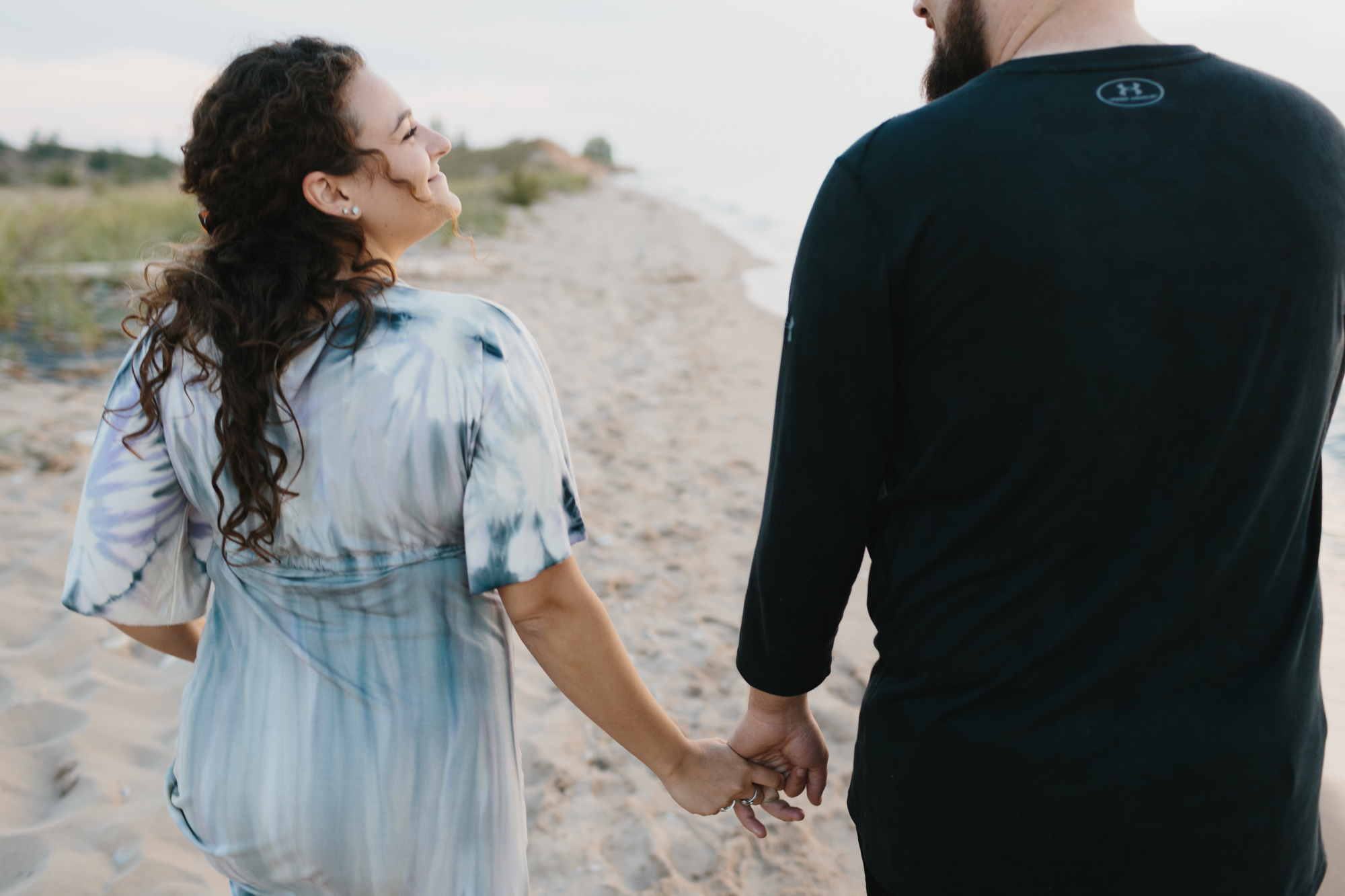 Northern Michigan Sleeping Bear Dunes Wedding Engagement Photographer Mae Stier-033.jpg