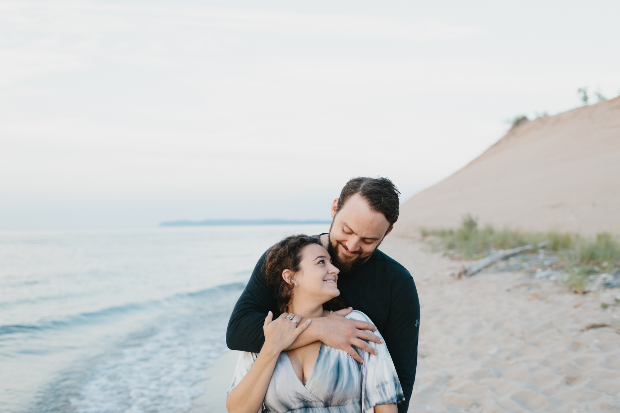 Northern Michigan Sleeping Bear Dunes Wedding Engagement Photographer Mae Stier-035.jpg