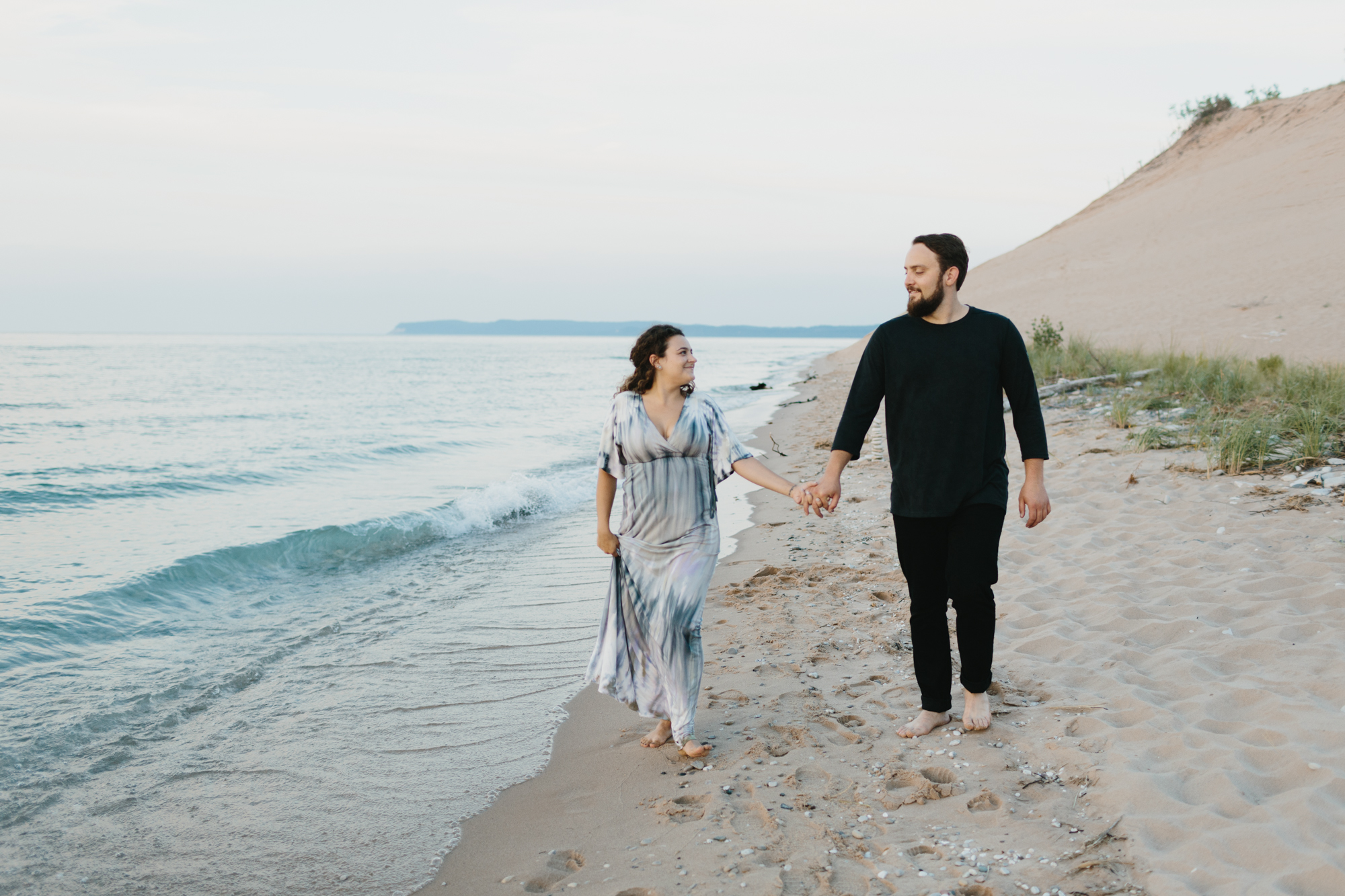 Northern Michigan Sleeping Bear Dunes Wedding Engagement Photographer Mae Stier-038.jpg