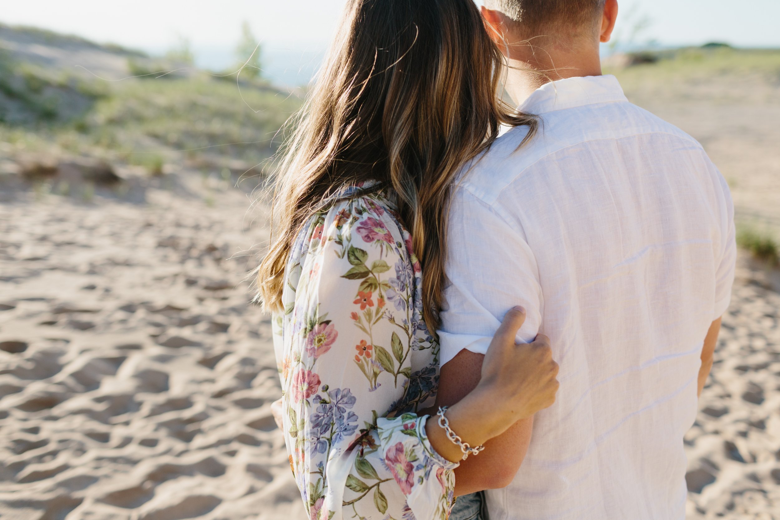 Sleeping Bear Dunes National Park Engagement Photography by northern Michigan Wedding Photographer Mae Stier -003.jpg