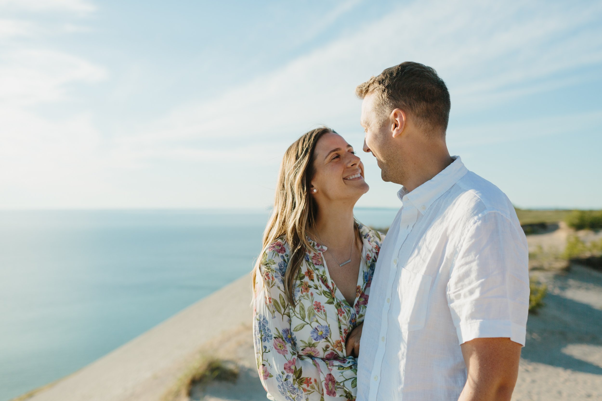 Sleeping Bear Dunes National Park Engagement Photography by northern Michigan Wedding Photographer Mae Stier -008.jpg