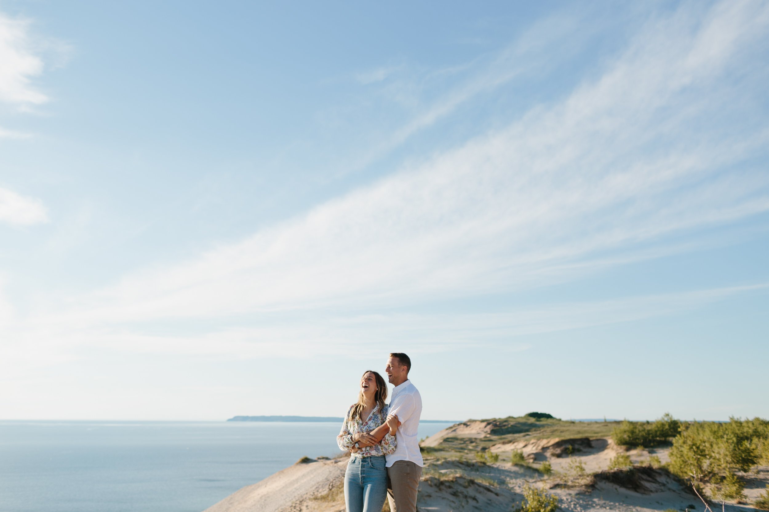 Sleeping Bear Dunes National Park Engagement Photography by northern Michigan Wedding Photographer Mae Stier -010.jpg