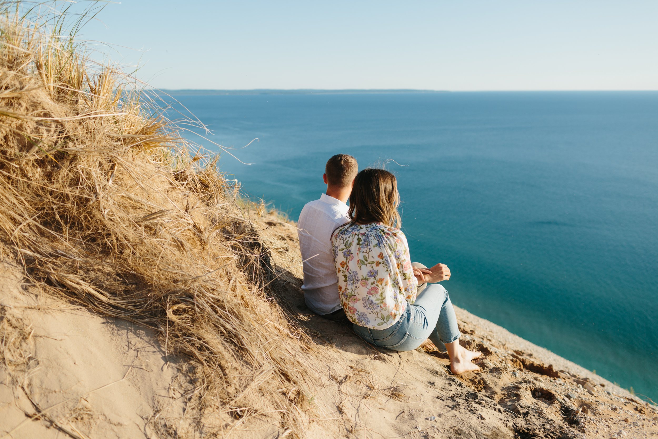 Sleeping Bear Dunes National Park Engagement Photography by northern Michigan Wedding Photographer Mae Stier -015.jpg