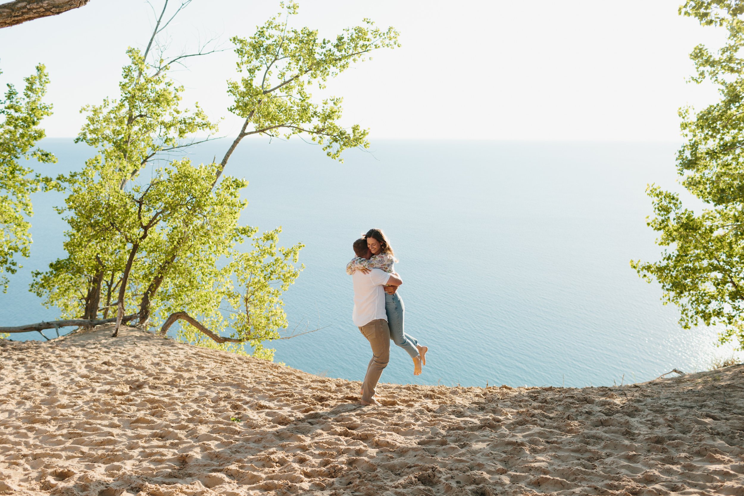 Sleeping Bear Dunes National Park Engagement Photography by northern Michigan Wedding Photographer Mae Stier -017.jpg