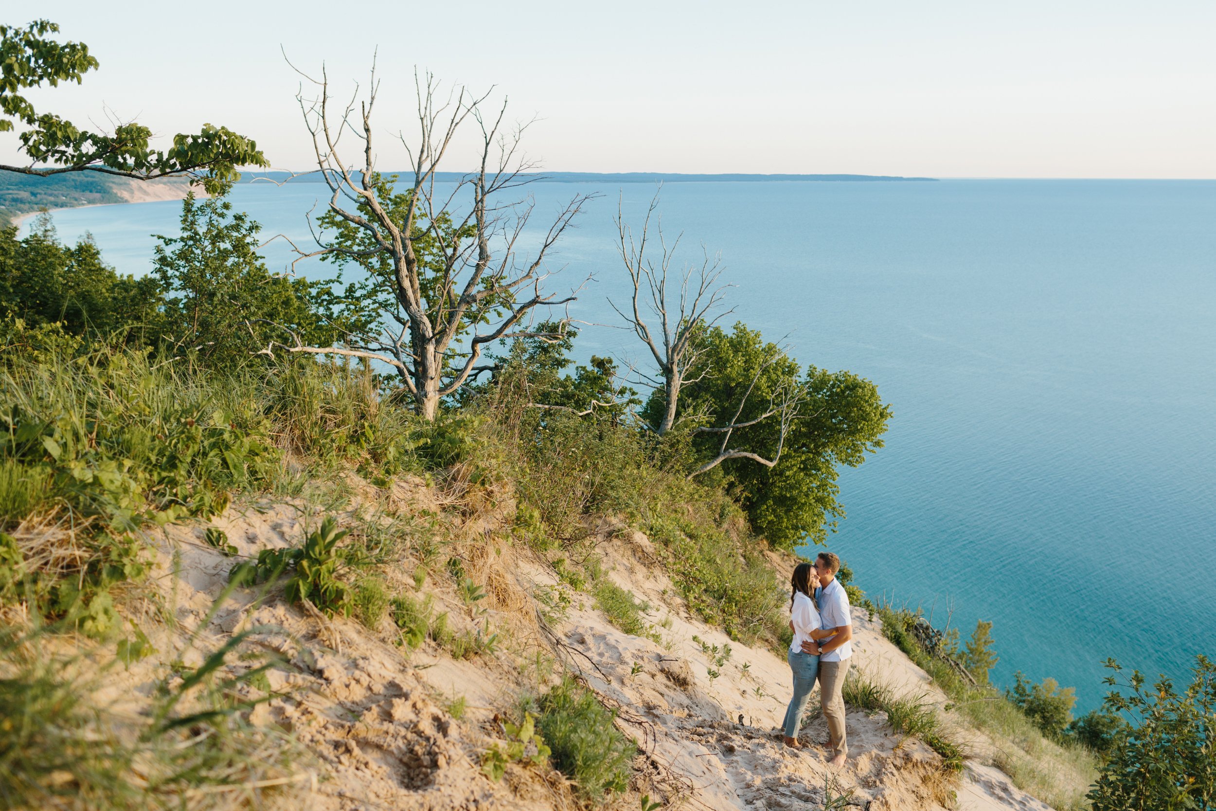 Sleeping Bear Dunes National Park Engagement Photography by northern Michigan Wedding Photographer Mae Stier -029.jpg