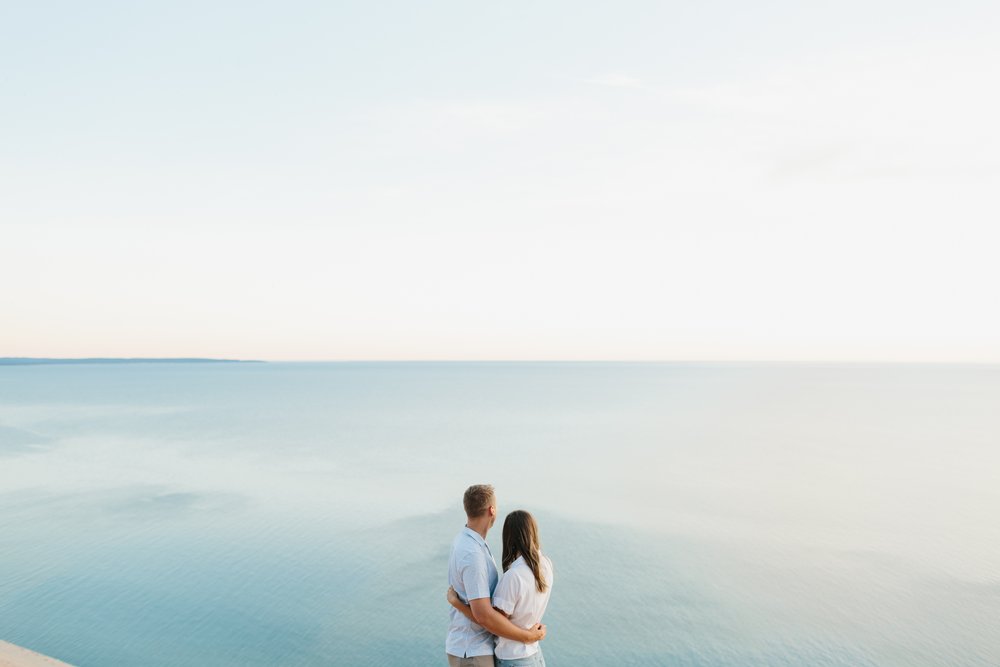 Sleeping Bear Dunes National Park Engagement Photography by northern Michigan Wedding Photographer Mae Stier -036.jpg