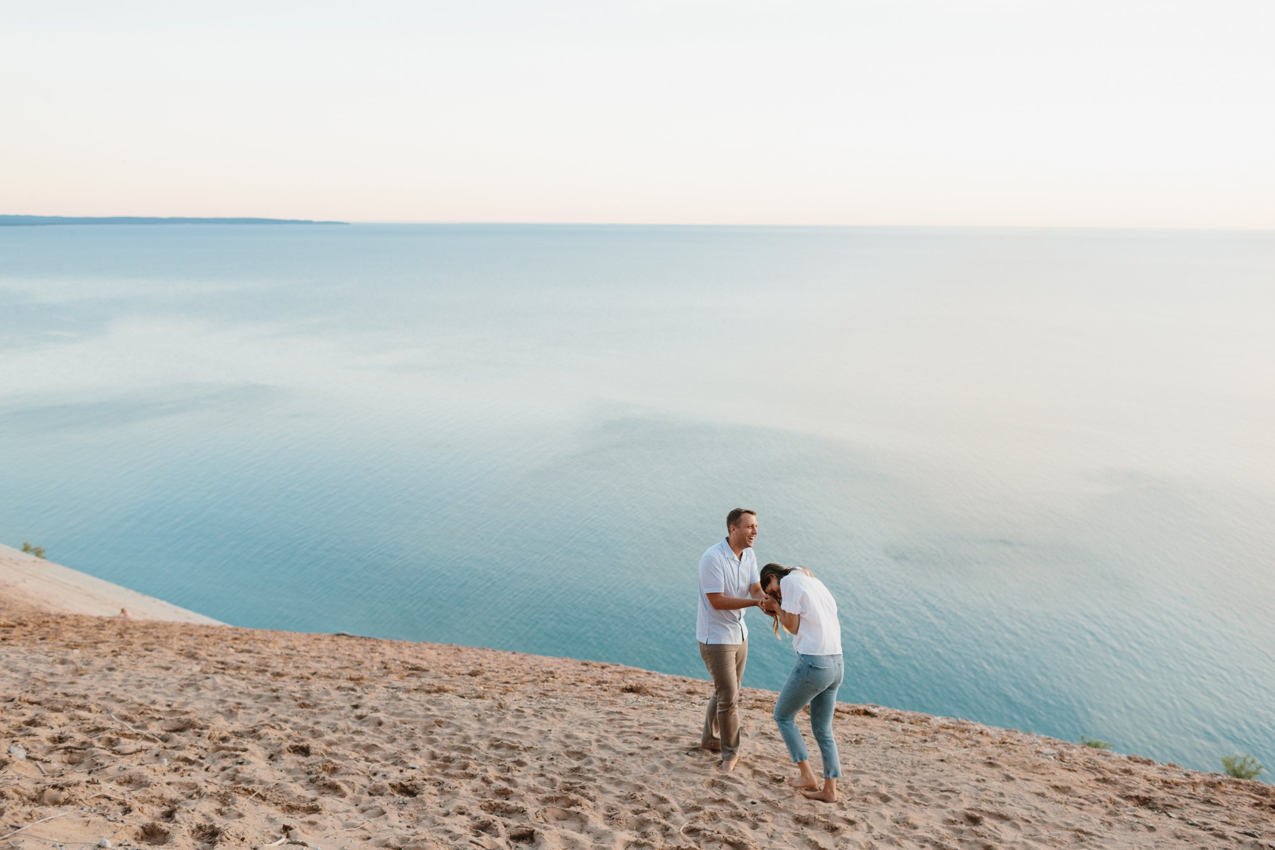 Sleeping Bear Dunes National Park Engagement Photography by northern Michigan Wedding Photographer Mae Stier -039.jpg