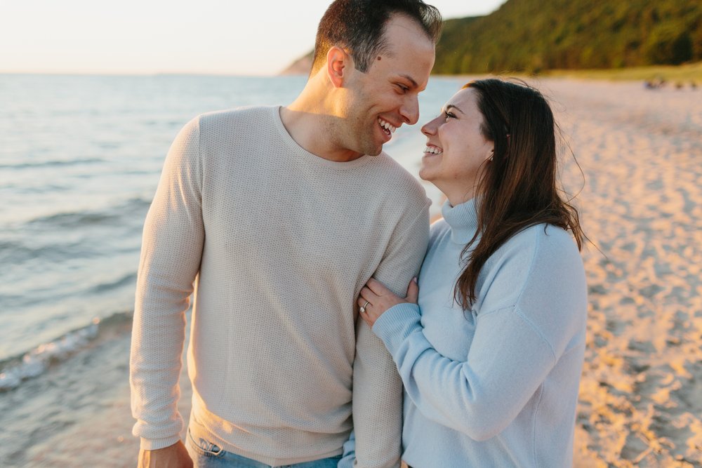 Sleeping Bear Dunes Engagement and Wedding Photographer Mae Stier Northern Michigan Portrait Photography Lake Michigan-030.jpg