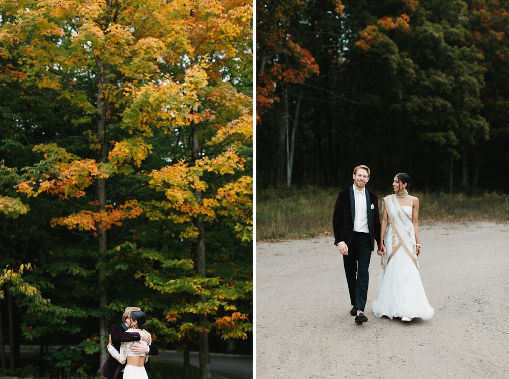 Northern Michigan Wedding Photographer Mae Stier Fall Wedding at Nature Maple City Photography-019.jpg