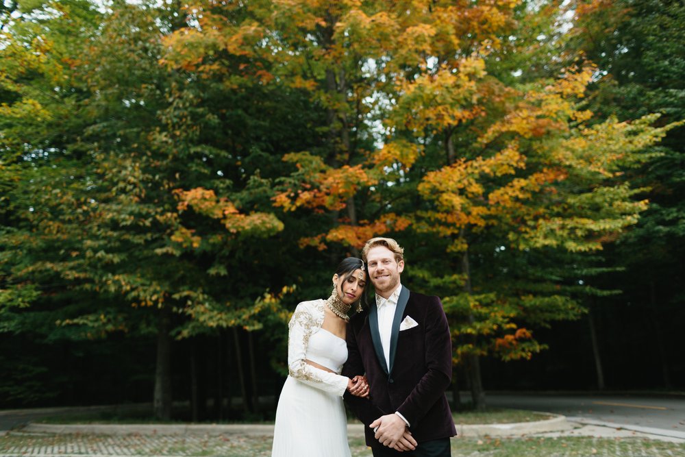 Northern Michigan Wedding Photographer Mae Stier Fall Wedding at Nature Maple City Photography-103.jpg