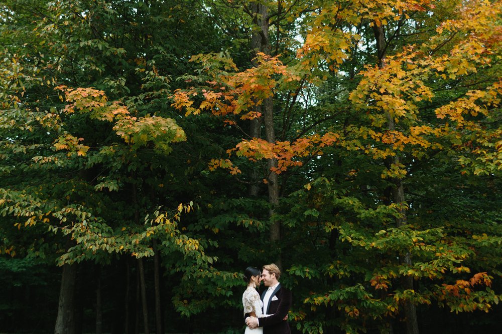 Northern Michigan Wedding Photographer Mae Stier Fall Wedding at Nature Maple City Photography-161.jpg