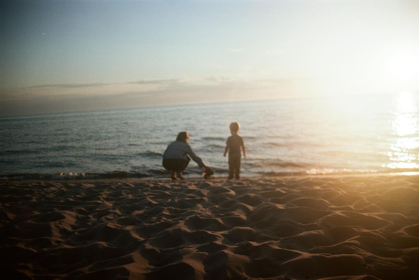 How I remember it. How it felt. How I hope my children remember this season: by the water, by their mama, the golden sun on all of it. 

Grateful my husband snapped this photo of us. 💛 I think about legacy and lineage a lot, considering the importan