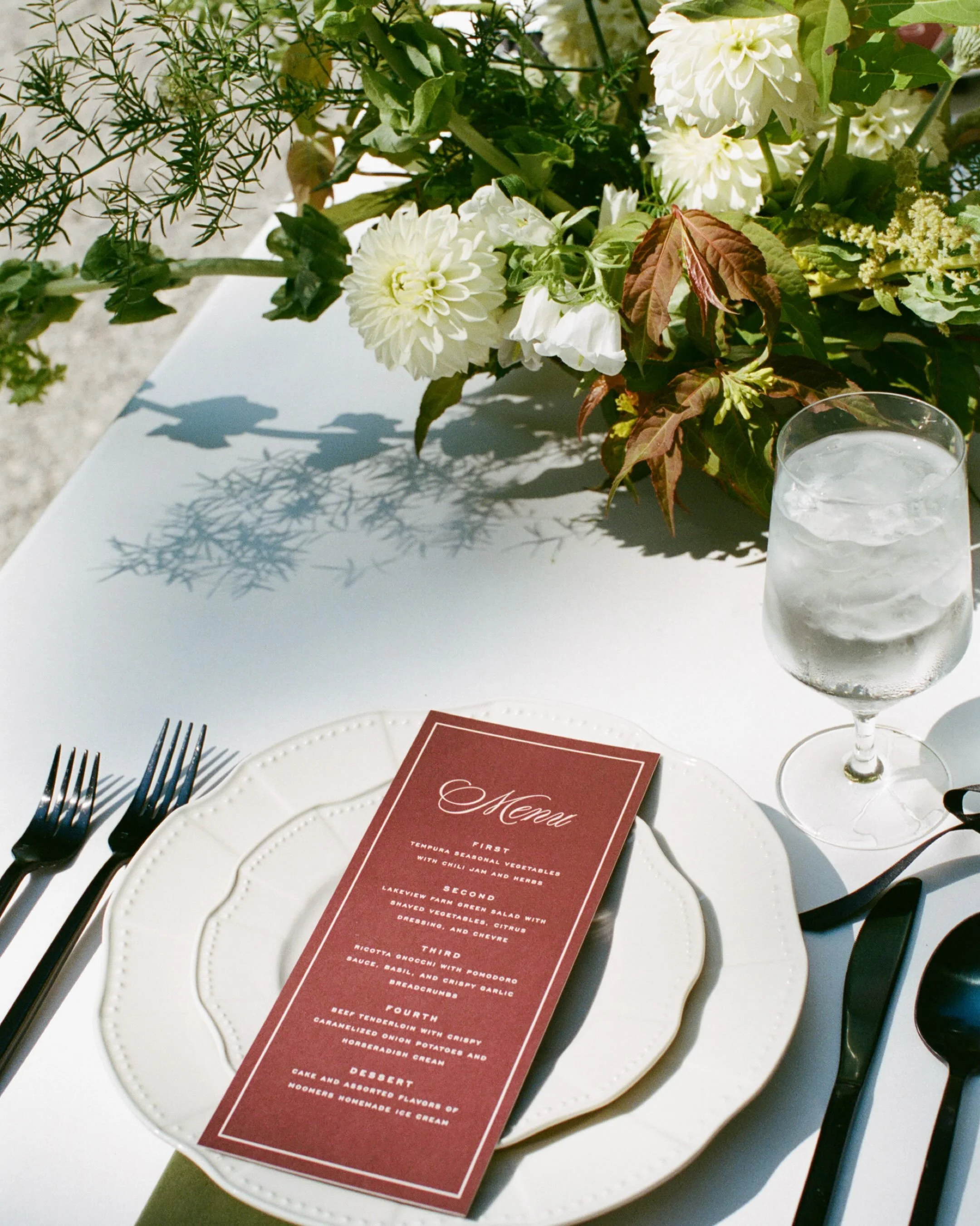 A dreamy mid-August day in Leelanau, surrounded by the most stunning florals from @hyssop.floral that highlighted the bounty of summer and the scenery at @thefoxglovefarm. E&amp;J planned a day that felt like a celebration of summer, dining al fresco