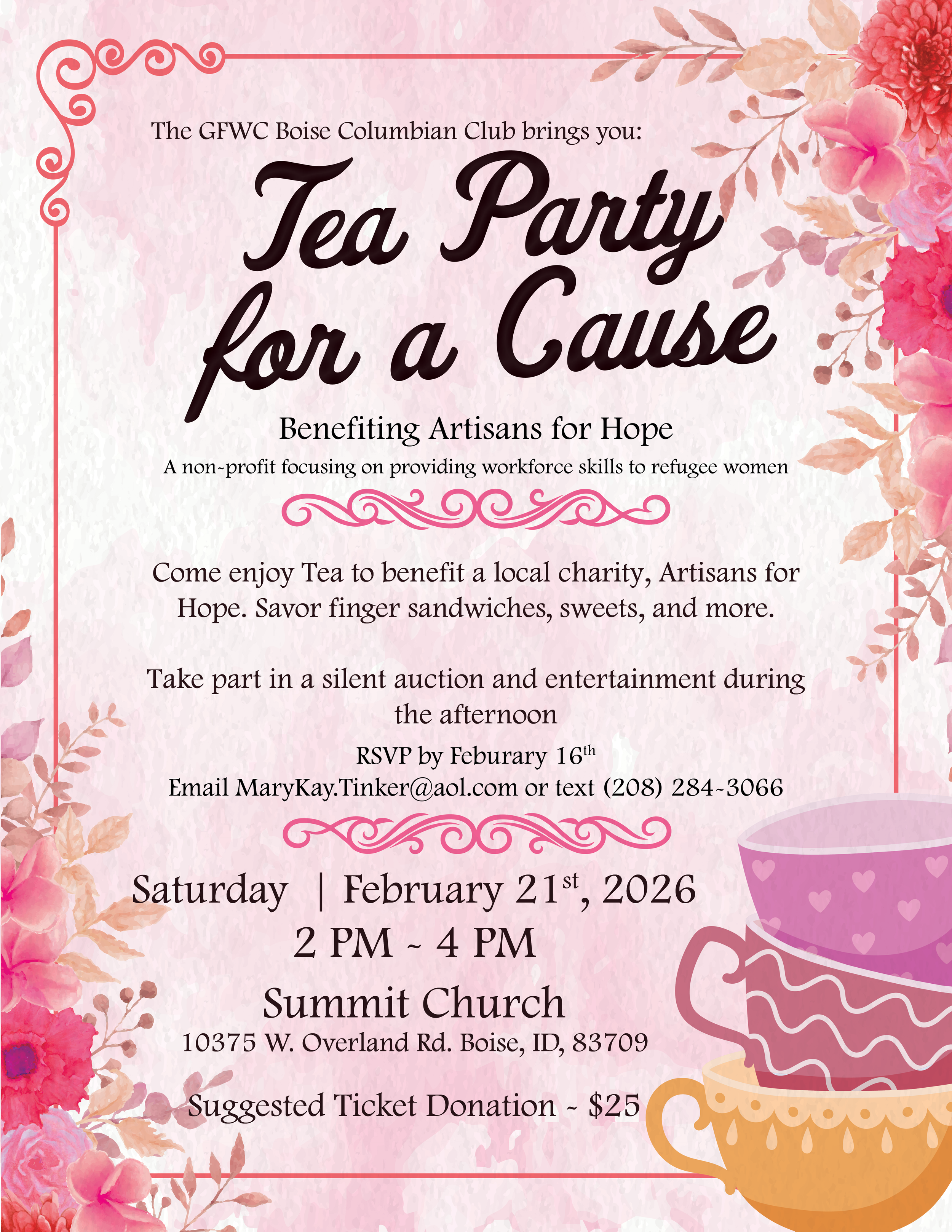 Tea Party For a Cause