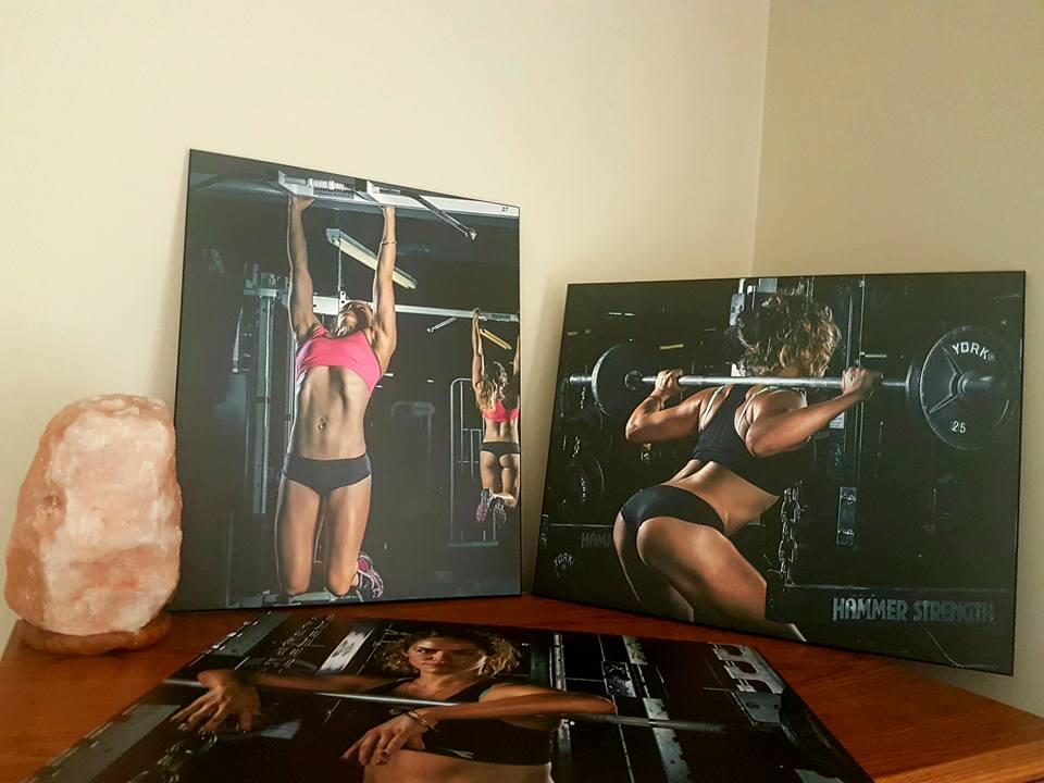 Client image of the actual pictures plaque mounted.