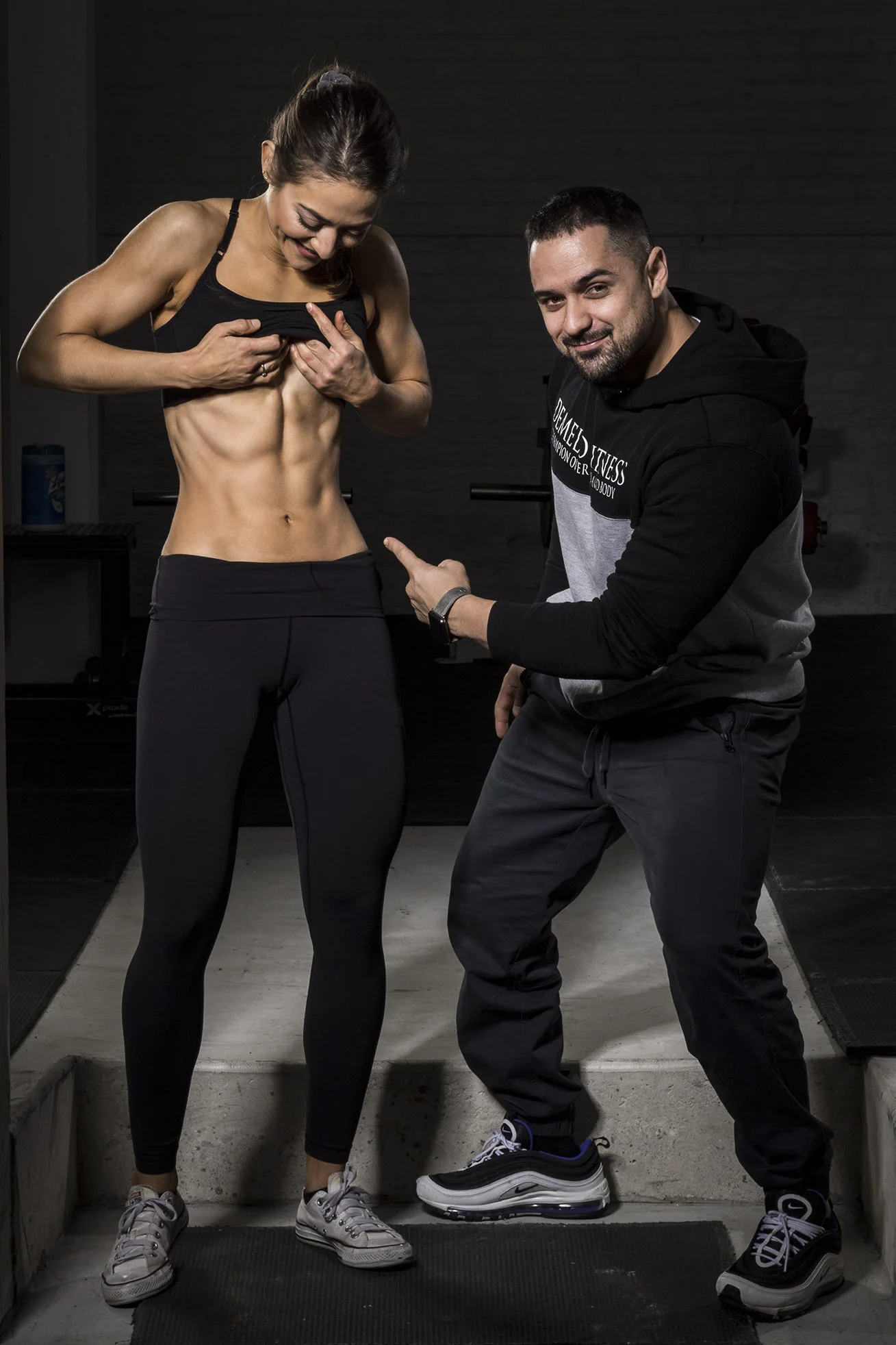 Josh Demelo proud of the abs