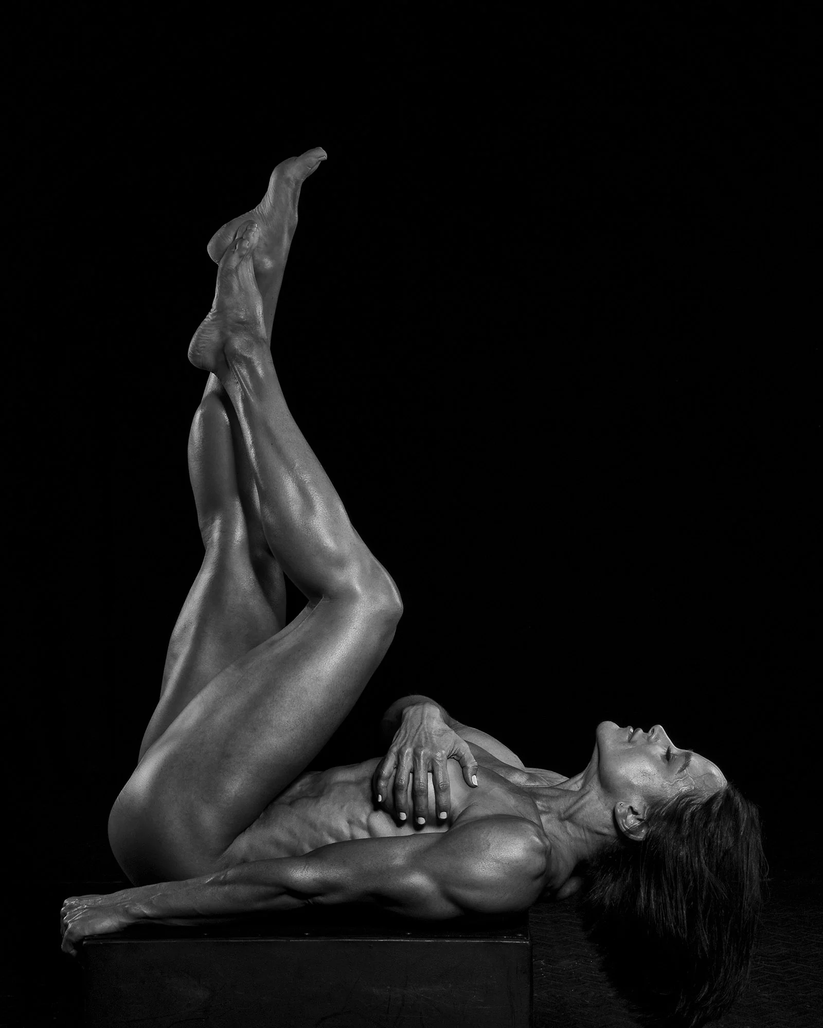 Strong, muscular and feminine.