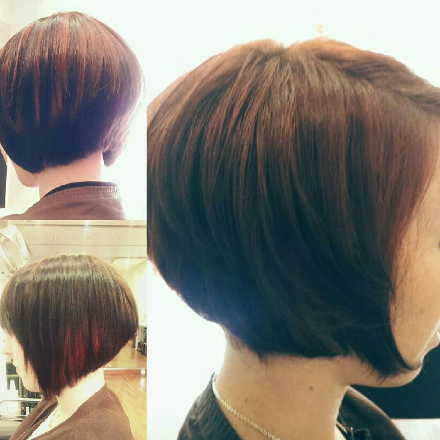 Industryhd - ➖GRADUATION TIME➖ Short graduated bob, timeless hairstyle we  🖤. ▪️Hair By Danny Ricketts @industryhd #bob #hrrr #layers #texture  #blonde #highlights #wellaplex #shorthair #haircut #hair #colour #salon  #hairdressers #Saxilby #lincoln ...