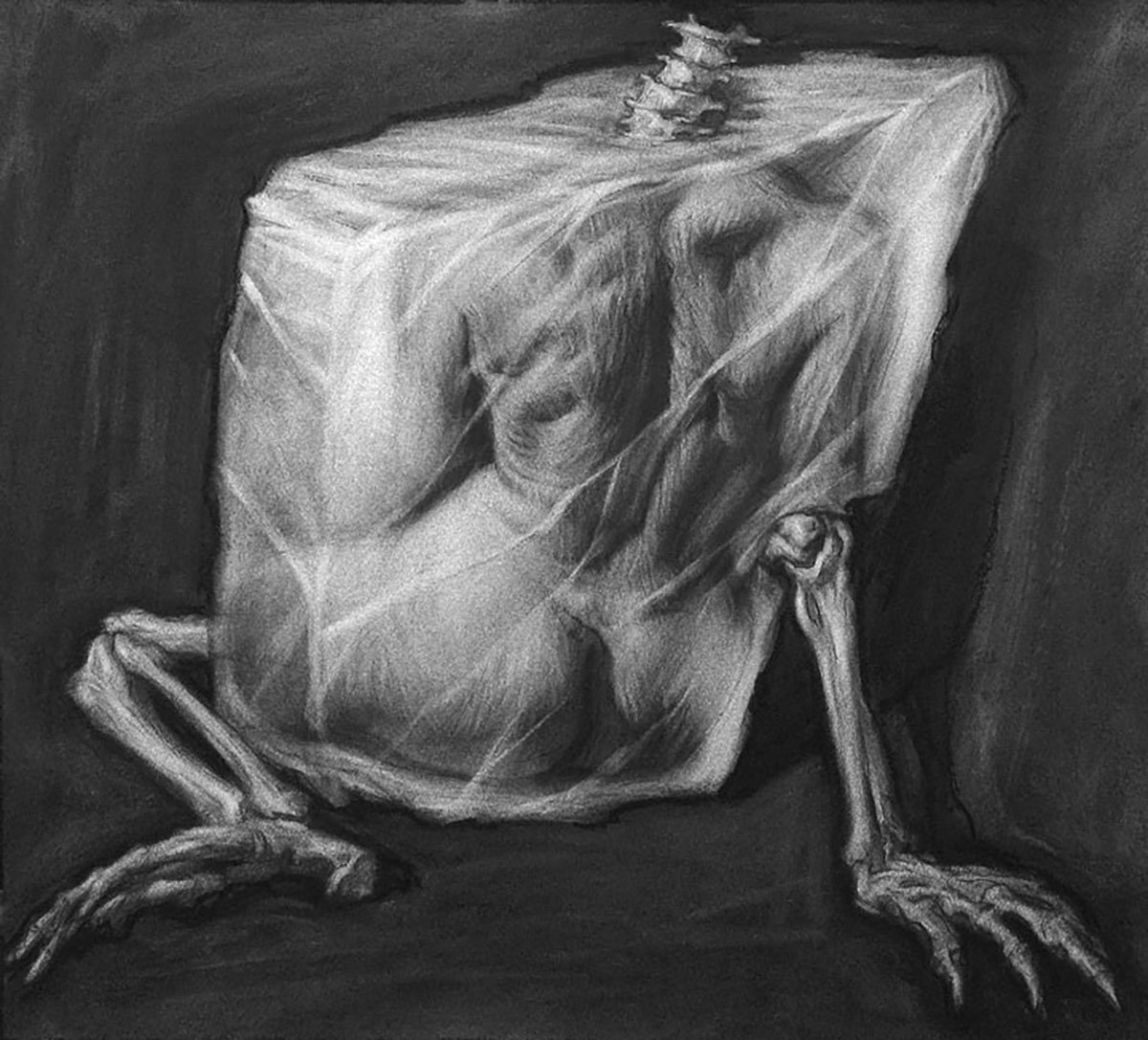 "Exhibit C" Charcoal Study