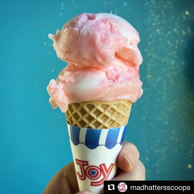 On days like today we are grateful for our friends at @madhattersscoops located just across the Summit Pond ... keeping us cool on HOT summer days ☀️