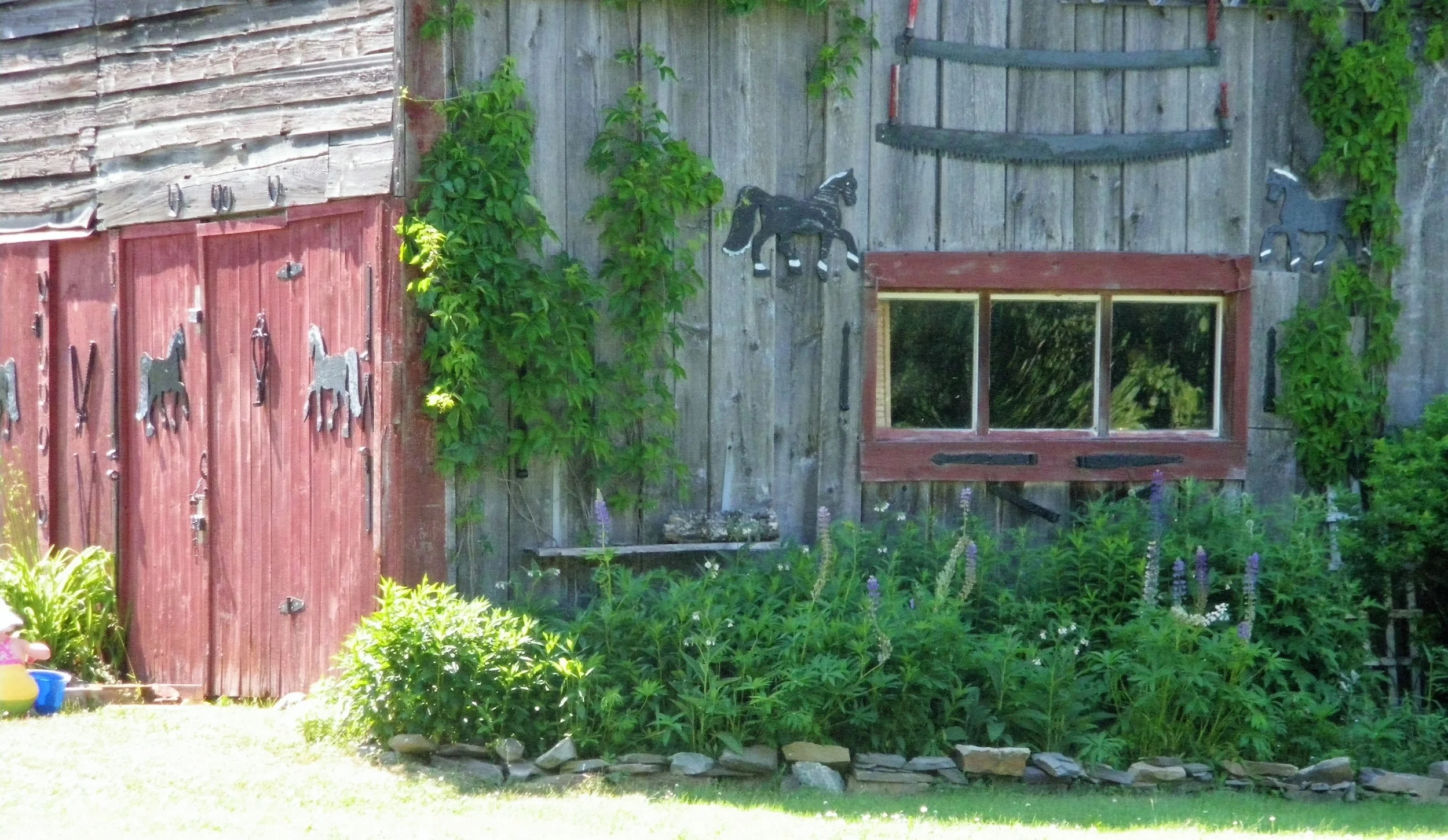 My mother's potting shed.
