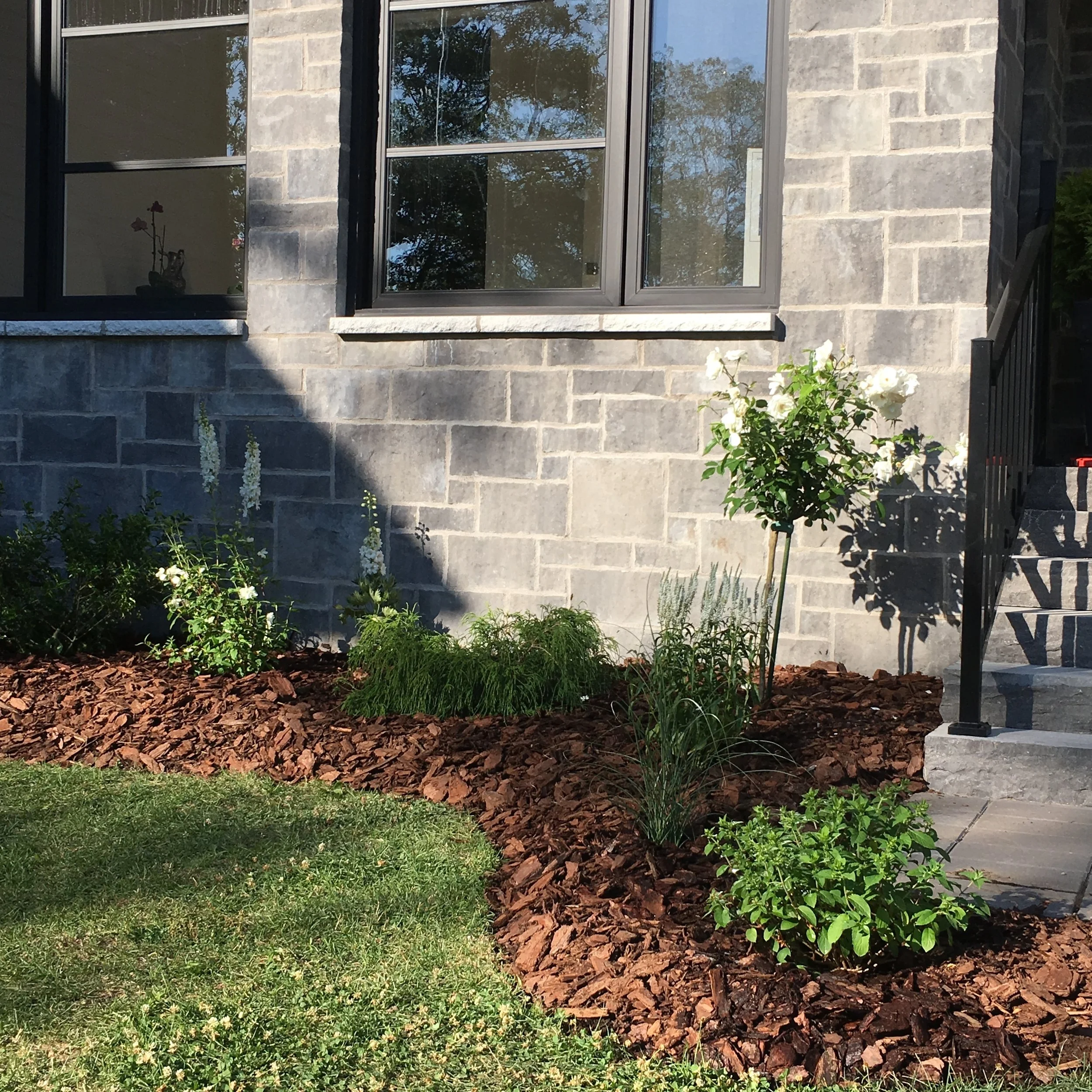 After - Front Left Foundation Garden