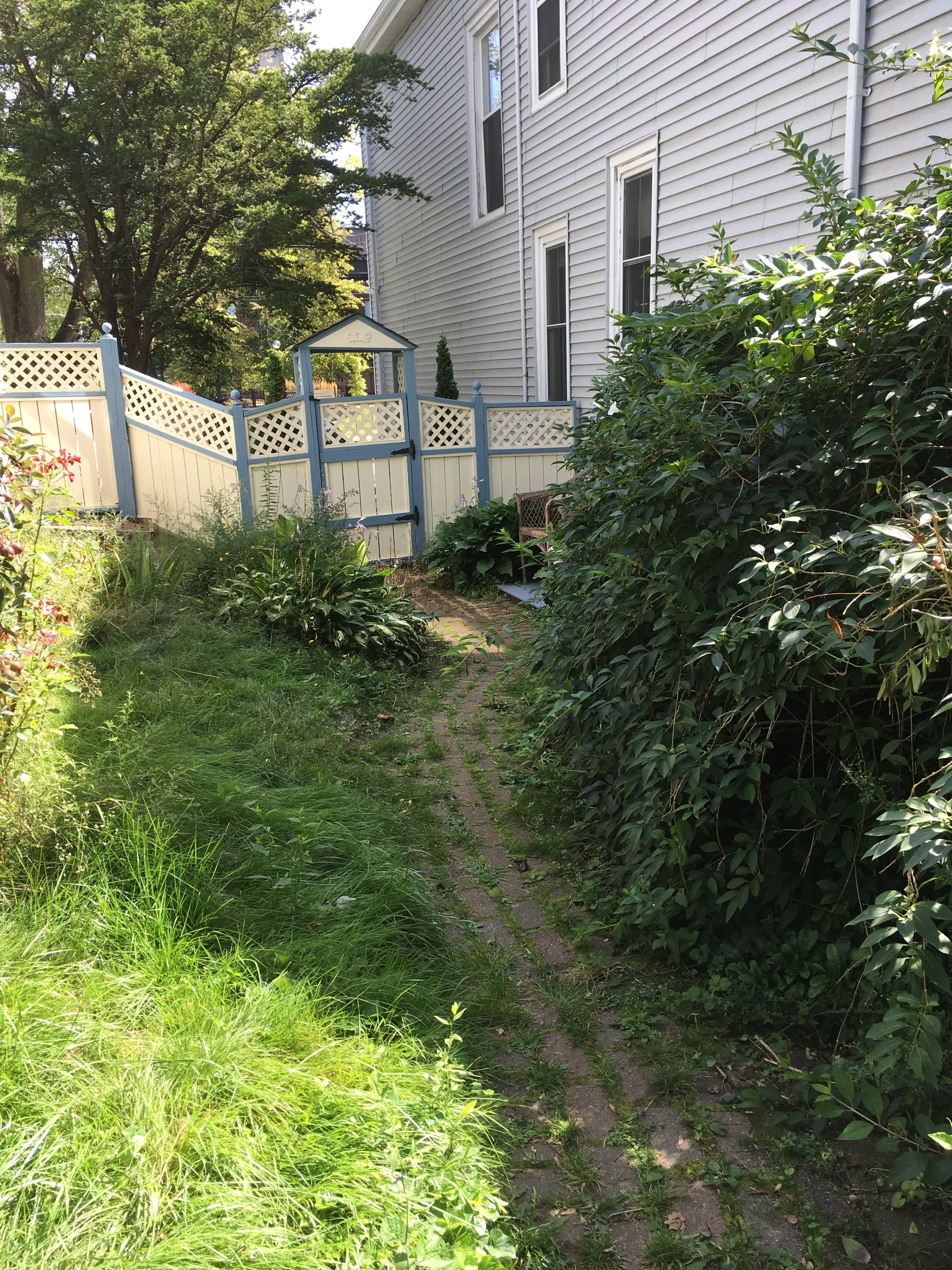 Before - Left Garden