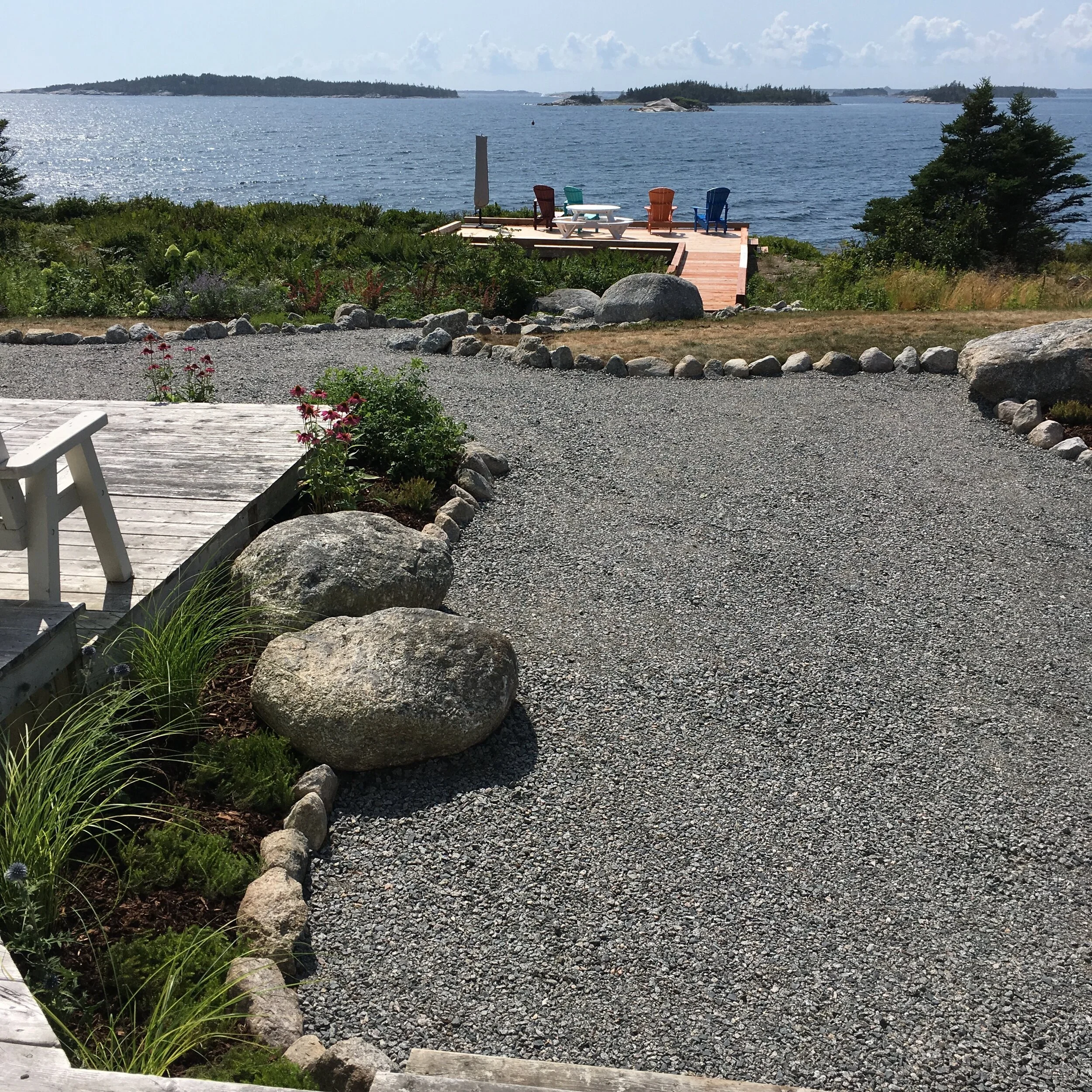 Waterfront Facing Garden - After