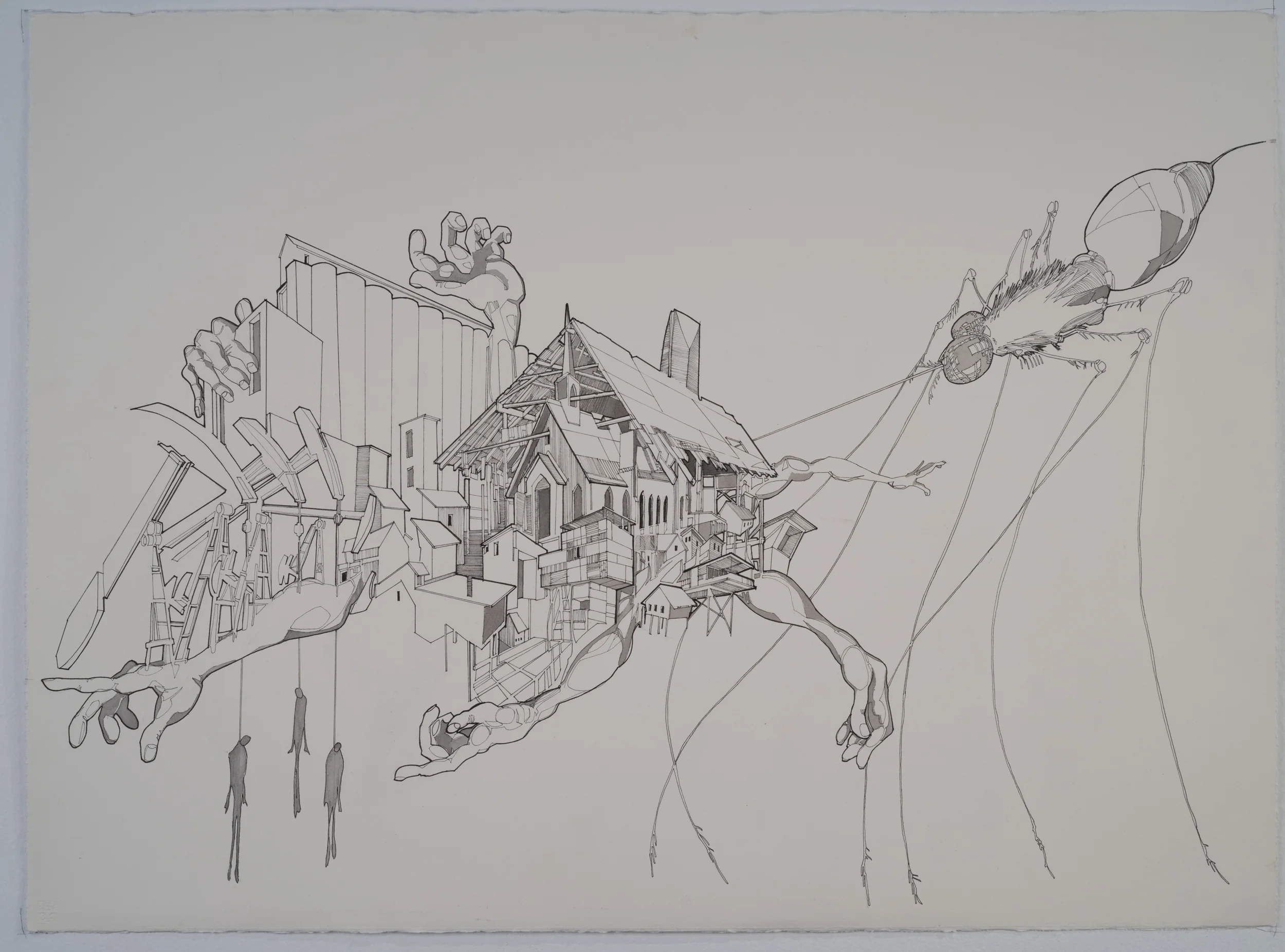 Original work on paper by adam Lanman