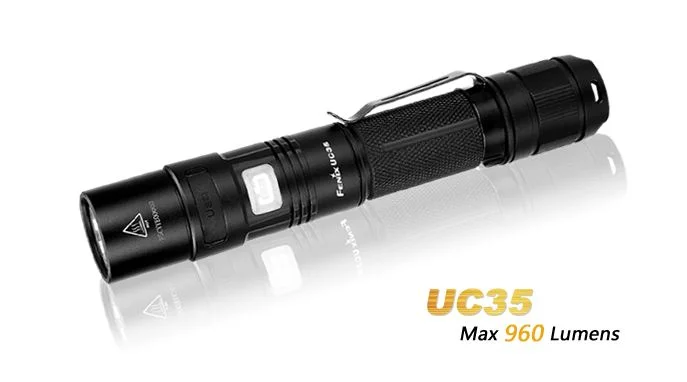 The Fenix UC35 Rechargeable LED Flashlight will light up the night and is also recharged from your Antigravity Battery