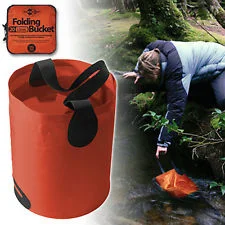 The Folding Bucket by Sea to Summit will enable you to gather larger amounts of water, forage, or bail out your raft. Use with your Lifestraw and save your back.