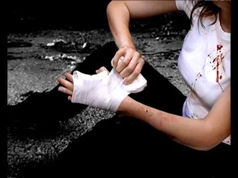 Quik Clot helps blood coagulation (stops bleeding), Trauma Bandage Keeps everything where it should be and applies pressure. The goal is to stop bleeding fast and enable you to navigate the storm until you find help. 