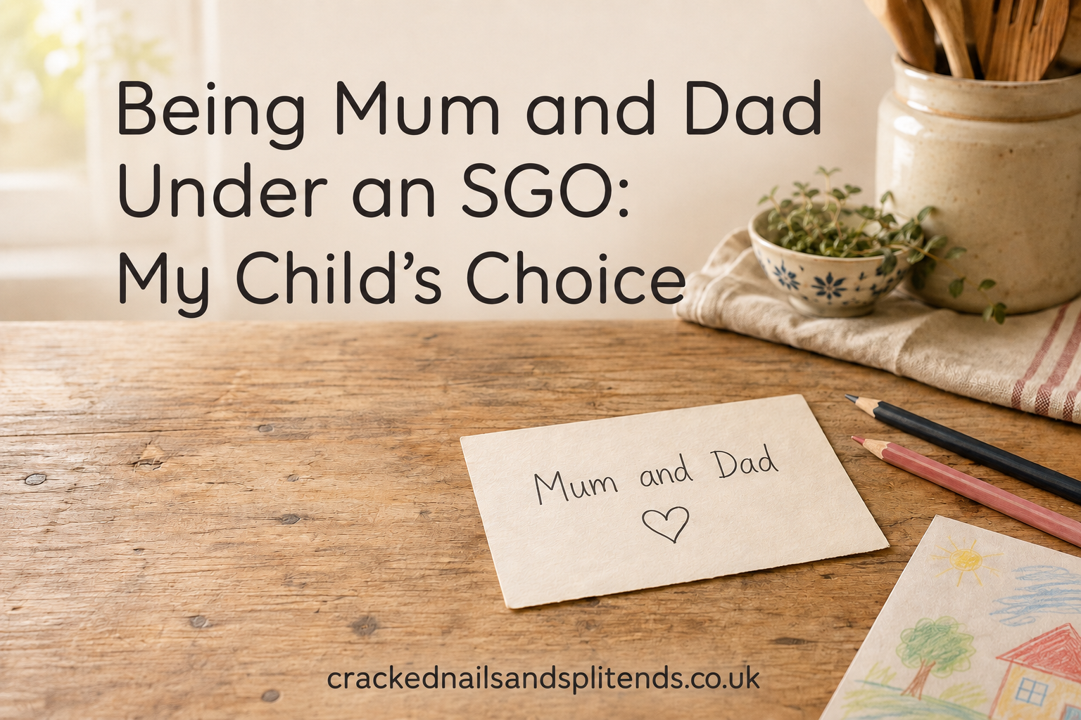 Being Mum and Dad Under an SGO: My Child’s Choice Blog Post