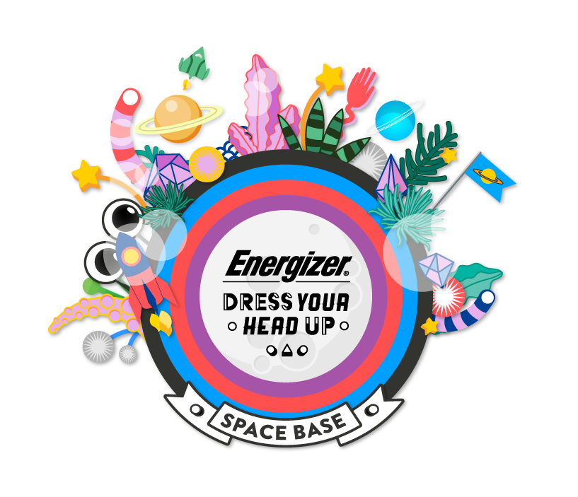 Each year, Energizer runs a 'Dress Your Head Up' stall at Bestival, encouraging families to stay safe with head torches, but giving them great materials to decorate them. If you search the hashtag #dressyourheadup you will see some fab and fun Dress Your Head Up photos, where people have joined in on decorating their very own Energizer head torch. Unfortunately, we didn't go to Camp Bestival this year, but the lovely people from Energize sent has a hamper with all the items needed including some Energizer batteries, to make our very own decorated head torch.